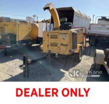 (Jurupa Valley, CA) 2013 Vermeer Corporation 1000XL Wood Chipper Trailer Runs & Operates, Needs Tire