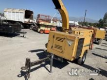 (Jurupa Valley, CA) 2010 Vermeer Corporation 1000XL Wood Chipper Trailer Runs & Operates, Clutch Eng