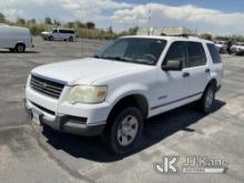 2006 Ford Explorer 4x4 4-Door Sport Utility Vehicle Not Running, Condition Unknown