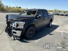 2018 Ford F150 4x4 Crew-Cab Pickup Truck Wrecked, Deployed Airbags, Condition Unknown