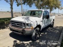 2004 Ford F250 4x4 Pickup Truck Runs & Moves