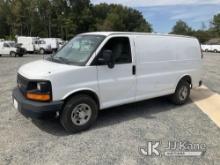 2016 Chevrolet Express G2500 Cargo Van Runs & Moves) (Jump To Start, Body Damage, Cracked Windshield