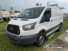 2015 Ford Transit-250 Cargo Van Runs & Moves) (Rust Damage)(FL Residents Purchasing Titled Items - t