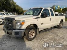 2016 Ford F250 Extended-Cab Pickup Truck Runs & Moves)( Body Damage, Check Engine Light On, Lift Gat