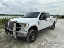 2019 Ford F250 4x4 Crew-Cab Pickup Truck Runs & Moves) (Body/Paint Damage, Broken Tail Light) (FL Re