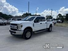 2018 Ford F250 4x4 Crew-Cab Pickup Truck Runs & Moves) (Body & Paint Damage