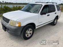 2004 Ford Explorer 4x4 4-Door Sport Utility Vehicle Runs & Moves) (Hatchback Exterior Panel Cracked,