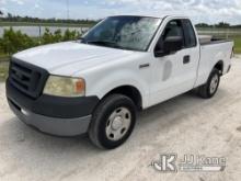 2006 Ford F150 Pickup Truck Runs & Moves) (Tailgate Damaged, Inside Driver Door Handle Broken) (FL R