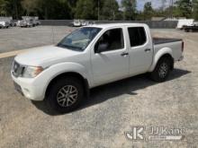 2015 Nissan Frontier Crew-Cab Pickup Truck Runs & Moves) (Check Engine Light On, Body/Paint Damage, 