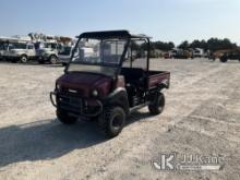 Kawasaki Mule 4010 4x4 Yard Cart, (GA Power Unit) No Title) (Runs & Moves) (Runs Rough, Jump To Star