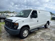 2014 Ford E350 Cargo Van Runs & Moves)( Check Engine Light On)(FL Residents Purchasing Titled Items 