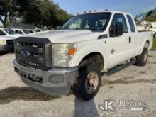 2015 Ford F250 4x4 Extended-Cab Pickup Truck Runs & Moves)( Body & Paint Damage)FL Residents Purchas