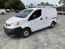 2017 Nissan NV200 Mini Cargo Van Runs & Moves) (Jump To Start, Runs On Jump Box,  Body Damage, Missi