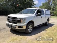 2018 Ford F150 4x4 Extended-Cab Pickup Truck Runs & Moves) (Cracked Windshield