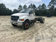 2003 Ford F750 Cab & Chassis Runs & Moves