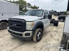 2016 Ford F550 Cab & Chassis Not Running, Condition Unknown