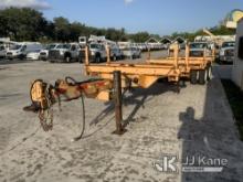 2011 Butler BP3080A T/A Extendable Pole Trailer Rust)(FL Residents Purchasing Titled Items - title &