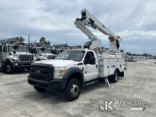 Altec AT40M, Articulating & Telescopic Bucket Truck mounted behind cab on 2014 Ford F550 4x4 Service