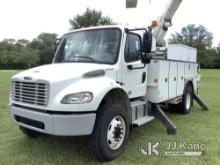 HiRanger TC55-MH, Material Handling Bucket Truck rear mounted on 2019 Freightliner M2 4x4 Utility Tr