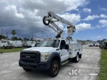 Altec AT40G, Articulating & Telescopic Bucket Truck mounted behind cab on 2013 Ford F550 4x4 Service