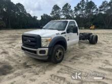 2013 Ford F550 Cab & Chassis Runs and Moves) (Check Engine Light On