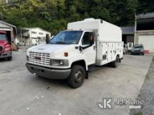 2008 GMC C5500 Enclosed High-Top Service Truck Runs & Moves)(Jump To Start