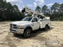 Terex/Telelect Hi-Ranger LT-38, Articulating & Telescopic Bucket Truck mounted behind cab on 2011 Do