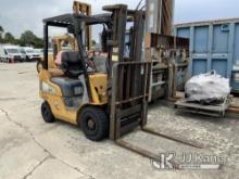 Caterpillar P3000 Solid Tired Forklift Not Running Condition Unknown