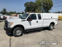 2015 Ford F250 4x4 Extended-Cab Pickup Truck Runs, Moves) (Check Engine Light On, Rust Damage, No Ba