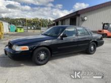 2011 Ford Crown Victoria Police Interceptor 4-Door Sedan Runs, Moves) (Rust Damage