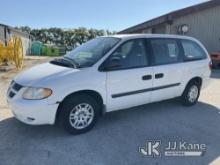 2005 Dodge Grand Caravan SE Passenger Van Runs, Moves) (Dash Does Not Work-Condition Unknown, Rust D