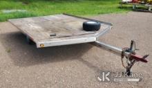 2004 Thorp RST-8X10-V S/A Snowmobile Trailer, 8x10 ft, 2200lbs GVWR No Title) (Seller States: Traile