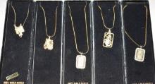 GOLD SHIELD NECKLACES!!