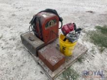 Lincoln 225amp Welder with Toolboxes