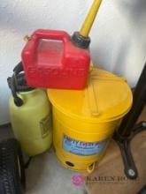 gas can sprayer safe guard can