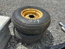 2 11L-15 implement tires and rims