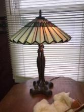 Arts and Crafts Stained glass lamp