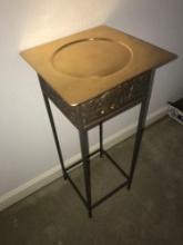 Upstairs-metal plant stand