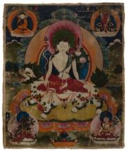 Himalayan Thangka of Avalokiteshvara