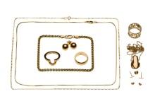 14k Yellow Gold Jewelry Assortment