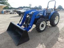New Holland Workmaster 60 MFWD Tractor, s/n nh5413918: Rollbar, NH 611TL Lo