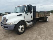 2012 International Durastar 4300 SBA Flatbed Truck, s/n 3HAMMAANXCL620461: