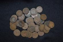 Group of 48 - Indian Head Pennies