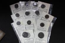 Coins of Our Forefathers Collector Set including 12 Total Coins