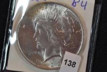 1922-P Peace Dollar; BU