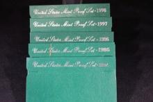 5 - U.S. Mint Proof Sets including 1994-1998; 5xBid