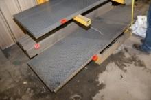 1 Lot of Approx. 10 Diamond Plate Sheets; 24"x98"x1/8"