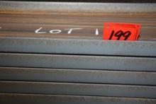 1 Lot of 188 Pieces of 3" Channel Steel; 70" and 71" Lengths
