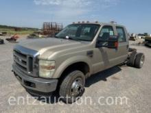 2008 FORD F350 PICKUP, CREW CAB & CHASSIS,