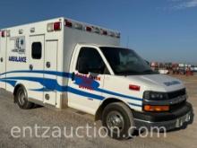 2014 CHEVY AMBULANCE, SAVANA CHASSIS,